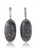 Серьги "Винтаж Дуо" 6157s1SerRodoChe215p316