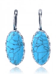 Серьги "Винтаж Дуо" 6460s1SerBiryGol265g1266
