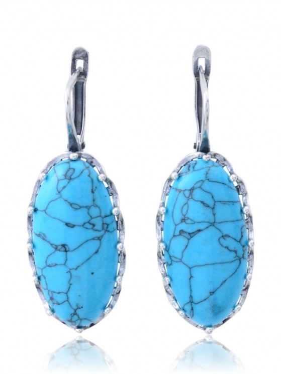 Серьги "Винтаж Дуо" 6460s1SerBiryGol265g1266