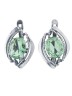 Серьги "Винтаж Дуо" 7438s1SerPrazZel185g1121
