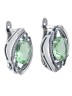 Серьги "Винтаж Дуо" 7438s1SerPrazZel185g1121