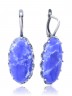 Серьги "Винтаж Дуо" 6461s1SerAgatSin265g1266