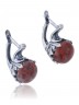 Серьги "Винтаж Дуо" 4993s1SerYashKor145p16