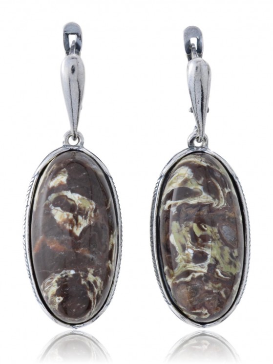 Серьги "Винтаж Дуо" 5162S1SerYashKor185g716