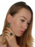 Кольцо "Винтаж Дуо" 5525s2KolAgatZel85P335