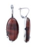 Серьги "Винтаж Дуо" 6562s1SerBychKor255g1267