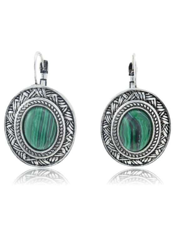Серьги "Винтаж Овал" 4570SerMlsSrb60VintOv