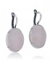 Серьги "Винтаж Дуо" 5526s1SerKvarRoz165P335