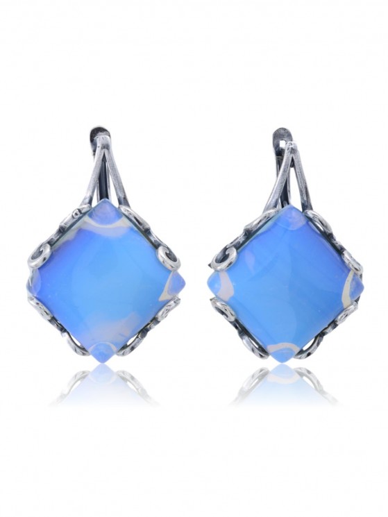 Серьги "Винтаж Дуо" 5761s1SerLunnGol185p103