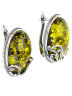 Серьги "Винтаж Дуо" 4168SerYntZel150g15003