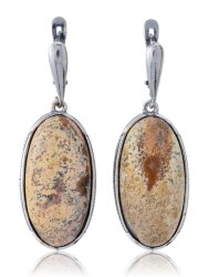Серьги "Винтаж Дуо" 5163s1SerYashBzh185g716