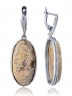 Серьги "Винтаж Дуо" 5163s1SerYashBzh185g716