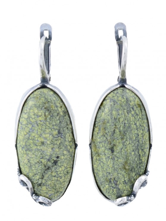 Серьги "Винтаж Дуо" 6563s1SerZmeeZel255g1267