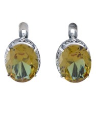Серьги "Винтаж Дуо" 7440s1SerSultRoz365g1272