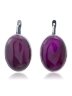 Серьги "Винтаж Дуо" 4758s1SerAgaMal180g1309