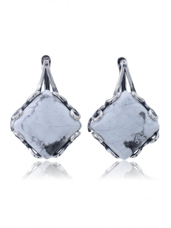 Серьги "Винтаж Дуо" 5762s1SerKakhBel185p103
