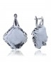 Серьги "Винтаж Дуо" 5762s1SerKakhBel185p103
