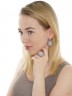 Серьги "Винтаж Дуо" 5883s1SerKvarRoz215g736