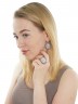 Серьги "Винтаж Дуо" 5883s1SerKvarRoz215g736