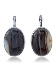 Серьги "Винтаж Дуо" 4759s1SerAgaChe180g1309