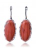Серьги "Винтаж Дуо" 6464s1SerYashKor265g1266