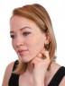 Серьги "Винтаж Дуо" 4322SerTigKor160g1303