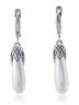 Серьги "Винтаж Дуо" 4760s1SerZhmBel180g1278