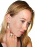 Серьги "Винтаж Дуо" 4760s1SerZhmBel180g1278
