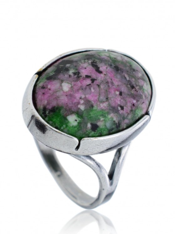 Кольцо "Винтаж Дуо" 5529s2KolTsoiZel85P335