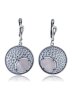 Серьги "Винтаж Дуо" 5303s1SerKvarRoz165D02014