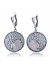 Серьги "Винтаж Дуо" 5303s1SerKvarRoz165D02014