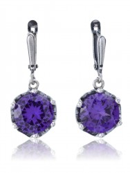Серьги "Винтаж Дуо" 5714s1SerAlekFia735p238