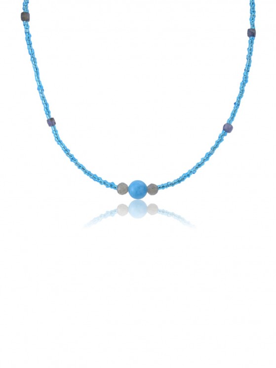 Чокер "Beads Line" 5637ChoAkvaGol165BdsLine