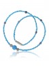 Чокер "Beads Line" 5637ChoAkvaGol165BdsLine