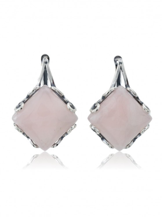 Серьги "Винтаж Дуо" 5766s1SerKvarRoz185p103