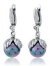 Серьги "Винтаж Дуо" 5305s1SerZhemChe165g422