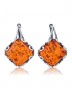 Серьги "Винтаж Дуо" 5767s1SerYantOra185p103