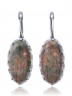 Серьги "Винтаж Дуо" 6468s1SerYashSer265g1266
