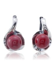 Серьги "Винтаж Дуо" 4905s1SerKoraKra170g18