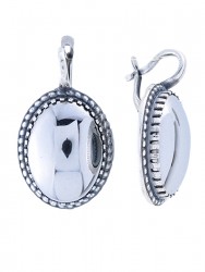 Серьги "Винтаж Дуо" 6819s1SerGemaChe185p334