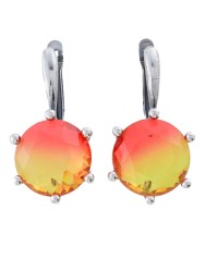Серьги "Винтаж Дуо" 7596s1SerFianKra265g1009