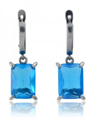Серьги "Винтаж Дуо" 5823s1SerFianGol185d02019
