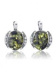 Серьги "Винтаж Дуо" 6168s1SerYantZel185p278