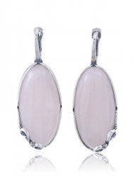 Серьги "Винтаж Дуо" 6307s1SerKvarRoz215g1267