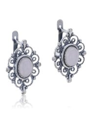 Серьги "Винтаж Дуо" 5004s1SerKvarRoz14520738