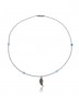 Чокер "Beads Line" 5648ChoAkvaSer140BdsLine