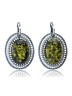 Серьги "Винтаж Дуо" 5892s1SerYantZel215g736
