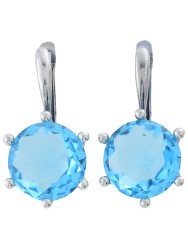 Серьги "Винтаж Дуо" 7599s1SerFianGol265g1009