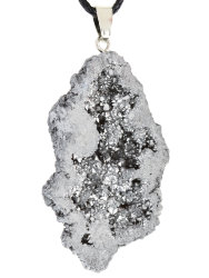 Колье "Жеода" 4125KleKvaSrb80Geode
