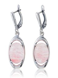 Серьги "Винтаж Дуо" 5310s1SerKhalRoz145p299